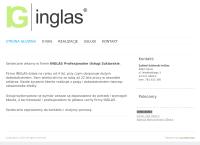 Strona internetowa z Szklarz Inglas - Adam Kania