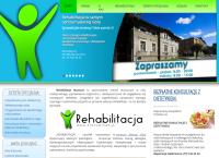 Strona internetowa z Rehabilitacja Klonowica 9