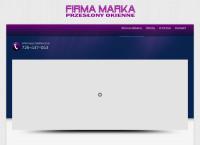 Strona internetowa z Firma Marka Rolety Żaluzje Verticale  Plisy Moskitiery