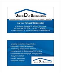 Usługi Dla Budownictwa Tomasz Ogrodowiak