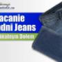 Skracanie spodni jeans z oryginalnym dołem: 22zł