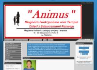 Strona internetowa z Magdalena Budkiewicz \"animus\" Diagnoza Funkcjonalna Oraz Terapia Dzieci Z Zaburzeniami Rozwoju