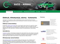 Strona internetowa z Auto Marka
