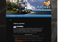 Strona internetowa z Aspekt - Centrum Szkoleń Specjalistycznych