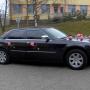 florystyka ślubna - samochód ślubny