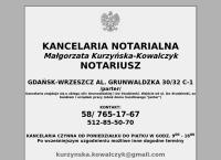 Kancelaria Notarialna Małgorzata Kurzyńska-Kowalczyk Notariusz