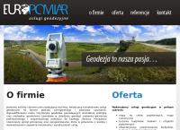 Strona internetowa z Europomiar Inż. Krzysztof Staniek