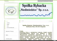 Strona internetowa z Spółka Rybacka \"niedźwiedzice\" Sp. Z O.o.