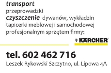 Czyszczenie Pranie Dywanów i Tapicerki, Szczytno Lipowa 4a