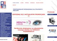 Strona internetowa z Printing Machine