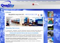 Strona internetowa z Quality-Services