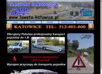 Strona internetowa z Transport Samochodów Mmc Tel.512-601-600