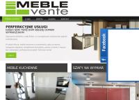 Strona internetowa z Vente Meble Kościelniak i Wspólnicy Sp. J.
