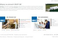 Strona internetowa z Ibc Grupa