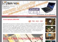 Strona internetowa z SERV-KOM