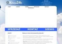 Strona internetowa z Klima24h - Montaż i Serwis Klimatyzacji Kom. 666-666-442