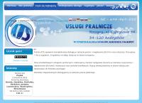 Strona internetowa z Pralnia ATS