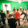 Studio filmowe - dzień zdjęciowy