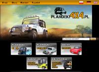 Strona internetowa z Plandeki4x4.pl