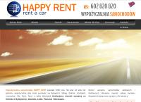 Strona internetowa z Happyrent.pl