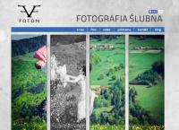 Strona internetowa z Fotografia Ślubna Foton