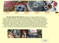 Strona internetowa z Warsztat ślusarsko - mechaniczny Łukasz Falis