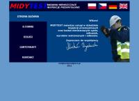 Strona internetowa z Midytest