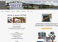 Strona internetowa z Alarm & Audio \"VICTOR\"