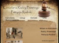 Kancelaria Radcy Prawnego Patrycja Rudnik. Radca Prawny, Prawnik.