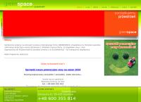 Strona internetowa z Green Space