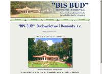 Strona internetowa z \"bis Bud\" Budownictwo i Remonty S.c.