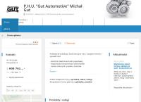 Strona internetowa z P.h.u. \"gut Automotive\"