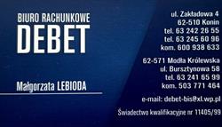 Debet Biuro Rachunkowe Małgorzata Lebioda
