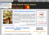 Strona internetowa z Elektryk-Instalacje i Pomiary Elektryczne