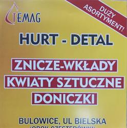 Temag S.C. Zakład Produkcyjno-Handlowo-Usługowy Hurtownia Jerzy Kasolik Grzegorz Wróbel