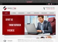 Strona internetowa z Biuro Rachunkowe Sofort Tax
