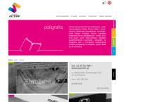 Strona internetowa z Studio Actiff. Czerwińska M.