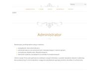 Strona internetowa z Administrator Sp. z o.o. Zarządzanie i administrowanie nieruchomościami