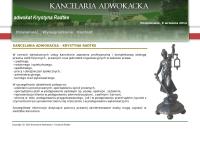 Kancelaria Adwokacka Krystyna Radtke. Adwokat, kancelaria adwokacka