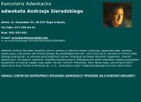 Kancelaria Adwokacka. Andrzej Sieradzki