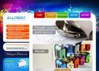 Strona internetowa z All Print