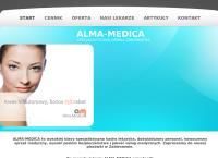 Strona internetowa z Alma-Medica Sp. z o.o.