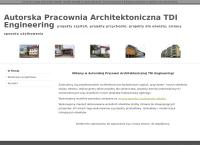 Autorska Pracownia Architektoniczna TDI Engineering mgr inż. arch. Iwona Zyman-Frydryszek