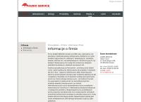 Strona internetowa z Audio-Service. Adam Zych