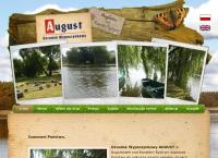 Strona internetowa z August - Augustów. Ośrodek wypoczynkowy. Wczasy, wycieczki