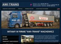 Awi-Trans. Przedsiębiorstwo transportowo - usługowo - handlowe. Wachowicz I.