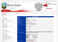 Strona internetowa z URZĄD MIASTA KALETY