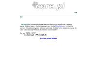 Strona internetowa z Core