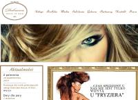 Strona internetowa z Dobrawa House Of Hair. Fryzjer, stylizacja, make up. Kreowanie wizerunku