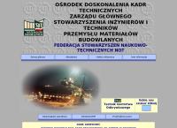 Ośrodek Doskonalenia Kadr Technicznych Stowaszenia Inżynierów i Techników Przemysłu Materiałów Budow